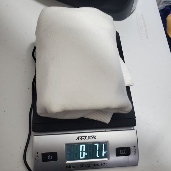 Cable & Gauge Sweater Large White Turtleneck Sleeveless Capsule Wardrobe Minimal - Picture 12 of 12